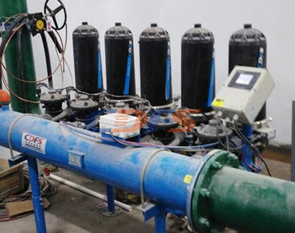 疊片過濾器安裝現場