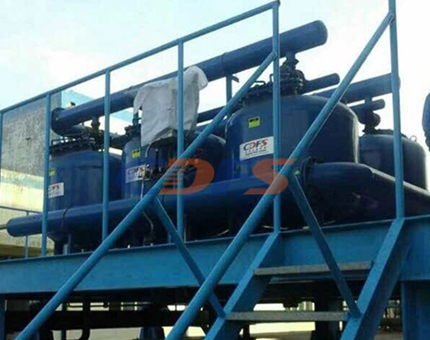 淺層介質過濾器安裝現場