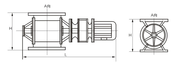 立式葉輪給料機(jī)結(jié)構(gòu)圖 立式葉輪給料機(jī)結(jié)構(gòu)圖